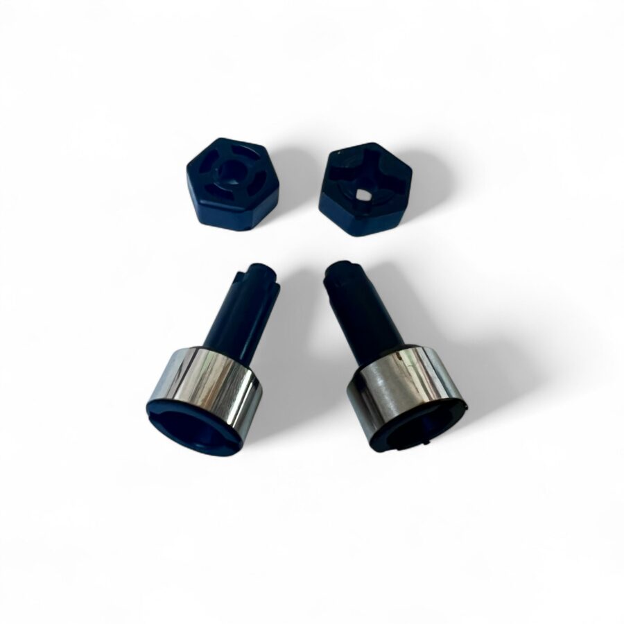 Rear wheel shaftes and pins hex (part 14301-17, HS14321/14331)