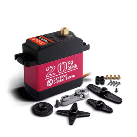 DS Digital Servo 20Kg, 25T arm, DC 4.8-6.8V