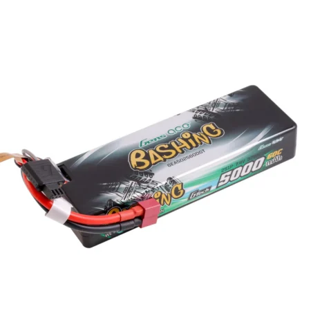 Gens ace Bashing G-tech 5000mAh 2S 7.4V 60C Hardcase Lipo - T-plug