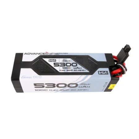 Gens ace Advanced G-Tech 5300mAh 11.4V 3S1P 100C Hardcase Lipo - T-plug