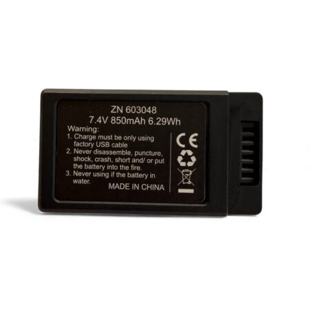 Alternative view of Li-po battery 7.4v 850mAh (N416, part M601-DJ02)